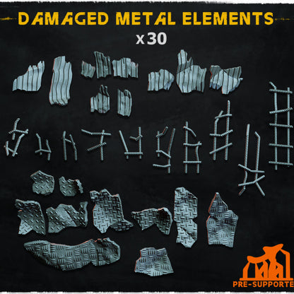 Damaged Metal Elements
