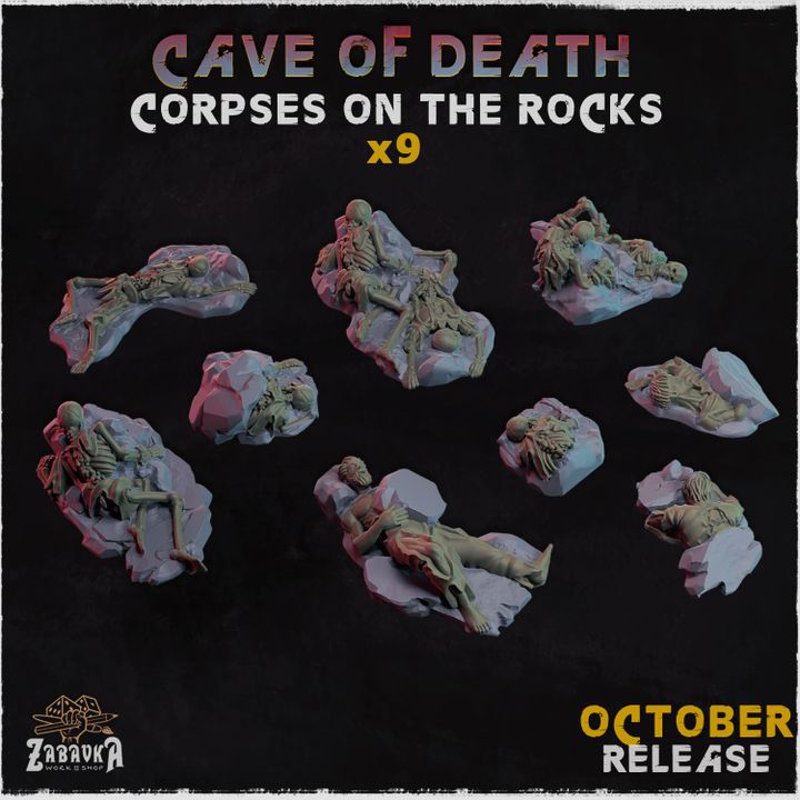 Corpses on the rocks