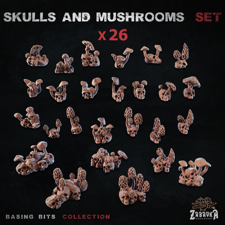 Skulls and Mushrooms