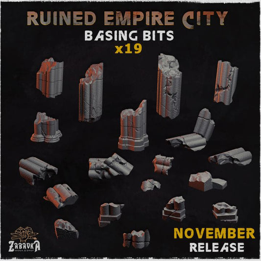 Ruined Empire City Basing Bits