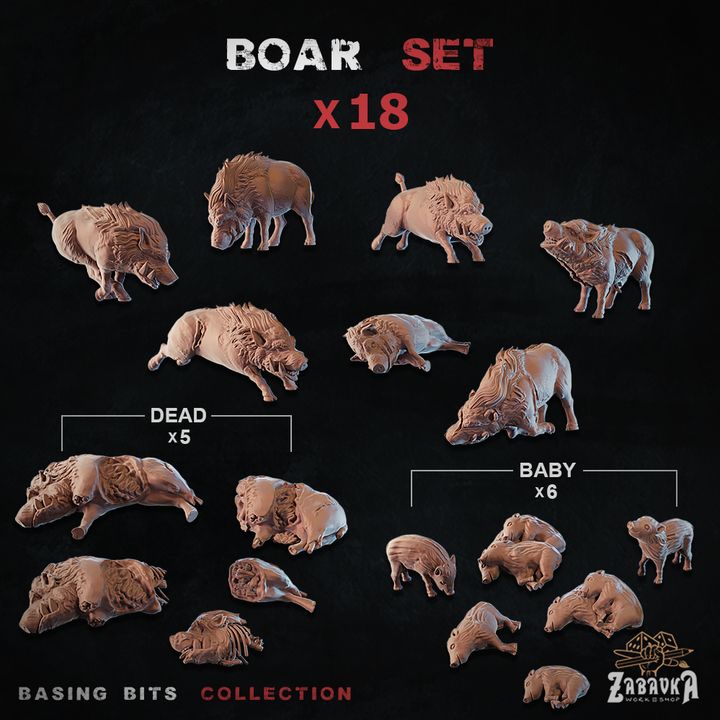 Boars – Miniature Horde