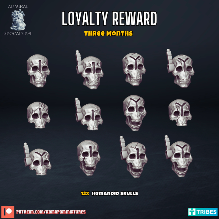 Alien Humanoid Skulls