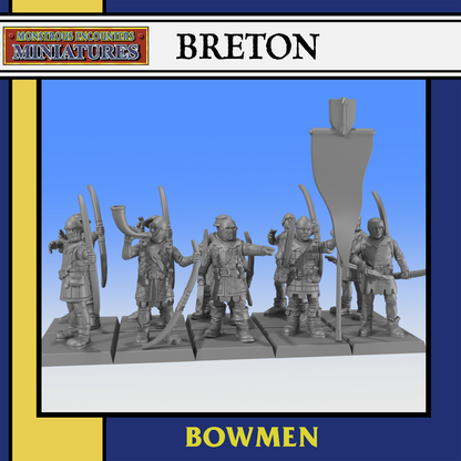 Breton Bowmen Unit by Monstorous Encounters