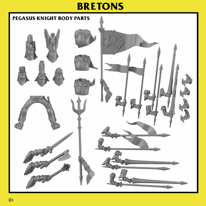 BRETON: Pegasus Knights by Monstrous Encounters