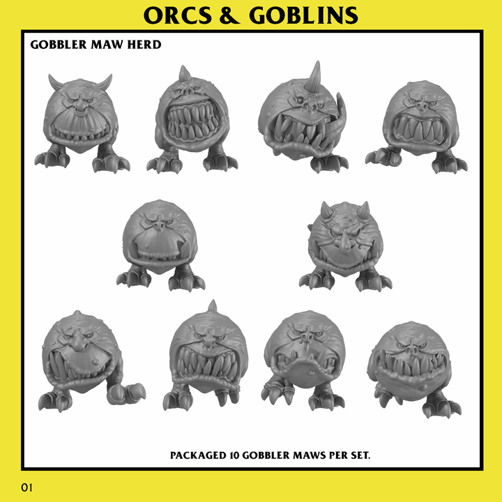 ORCS & GOBLINS: Cave Goblin Gobbler Maw Herd
