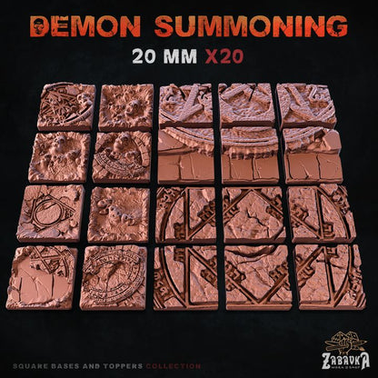 Demon Summoning Square Bases By Zabavka Workshop
