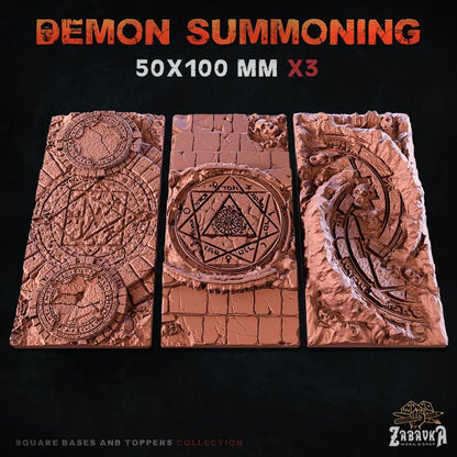 Demon Summoning Square Bases By Zabavka Workshop