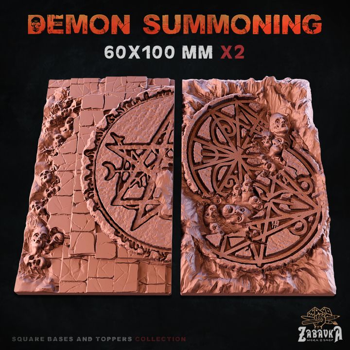Demon Summoning Square Bases By Zabavka Workshop
