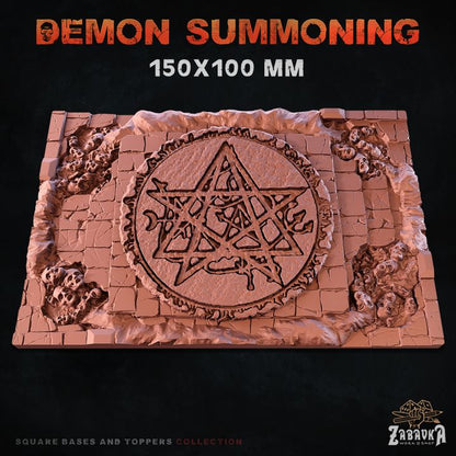 Demon Summoning Square Bases By Zabavka Workshop