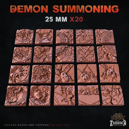 Demon Summoning Square Bases By Zabavka Workshop
