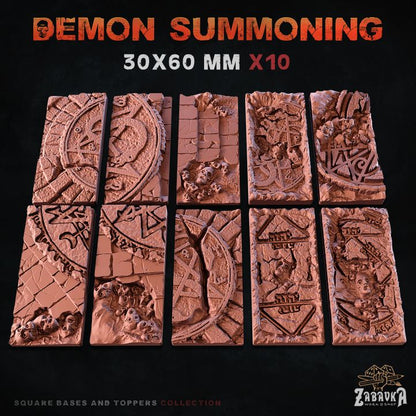Demon Summoning Square Bases By Zabavka Workshop