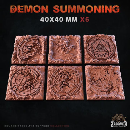 Demon Summoning Square Bases By Zabavka Workshop