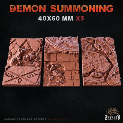 Demon Summoning Square Bases By Zabavka Workshop