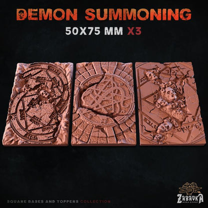 Demon Summoning Square Bases By Zabavka Workshop