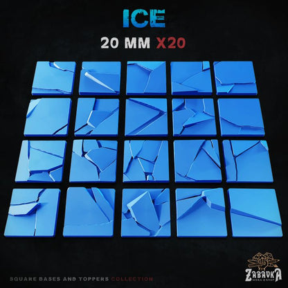 Ice Square Bases By Zabavka Workshop
