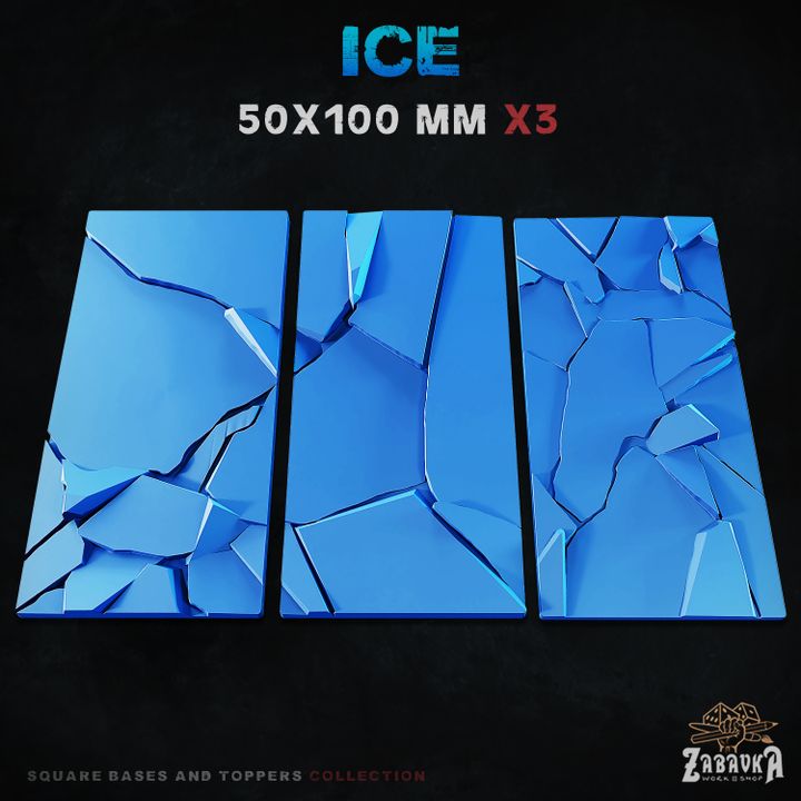 Ice Square Bases By Zabavka Workshop