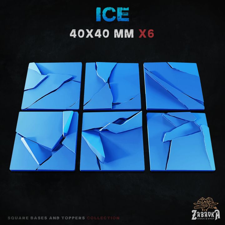 Ice Square Bases By Zabavka Workshop