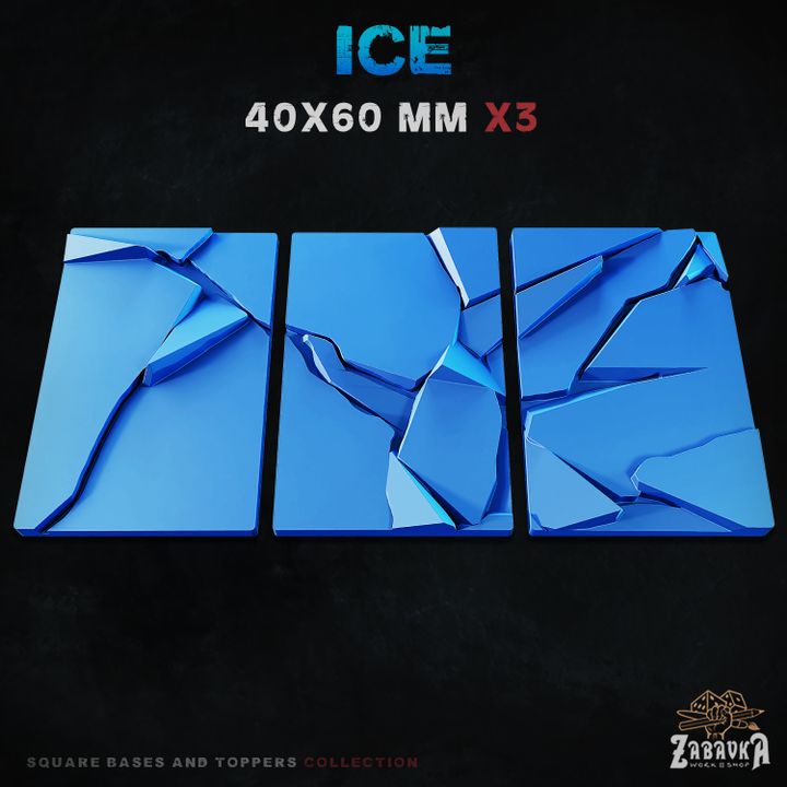 Ice Square Bases By Zabavka Workshop