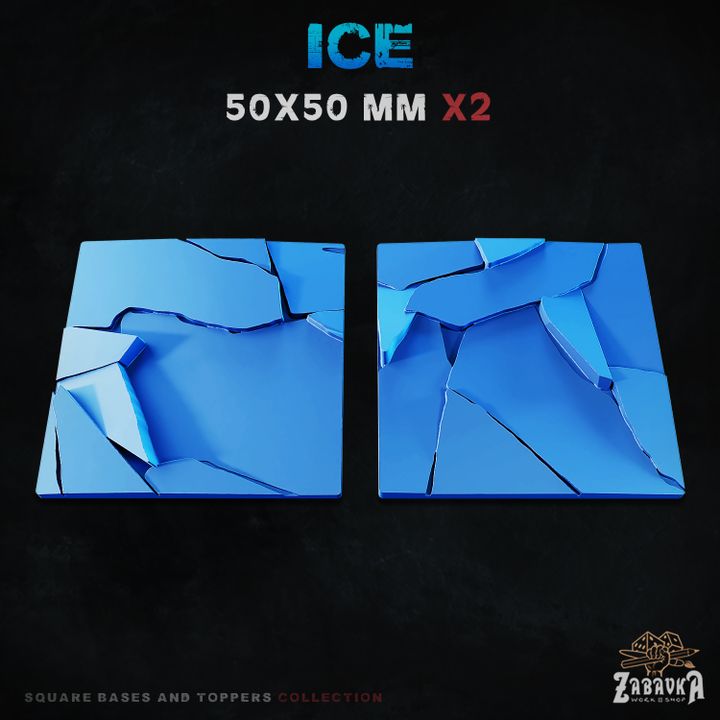 Ice Square Bases By Zabavka Workshop