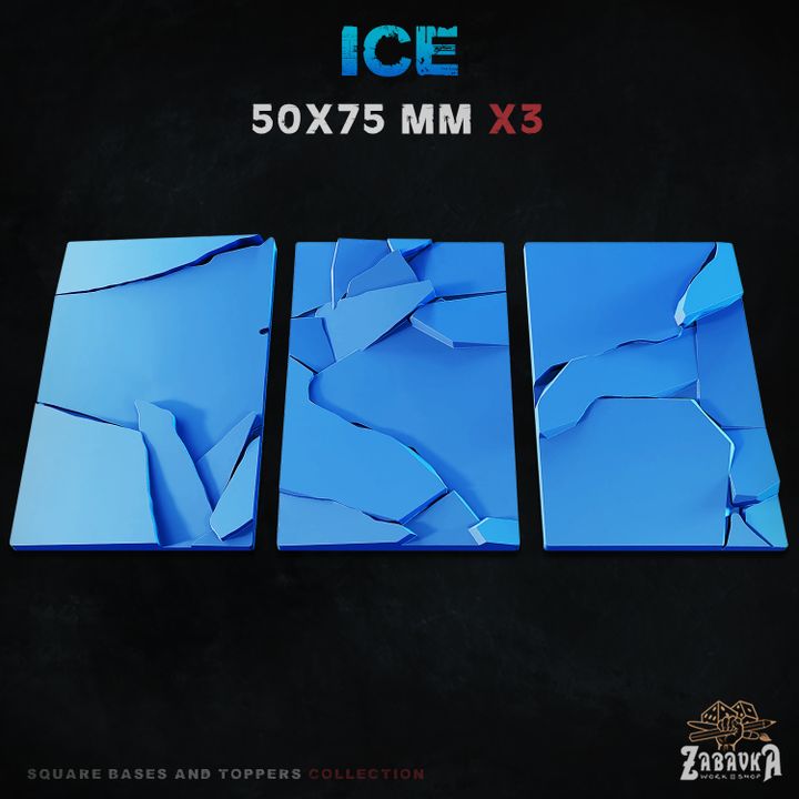 Ice Square Bases By Zabavka Workshop