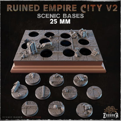 Ruined Empire City V2 - Scenic Plinths