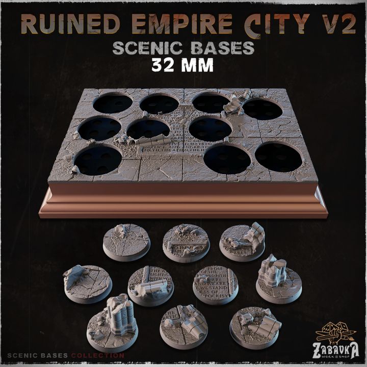 Ruined Empire City V2 - Scenic Plinths