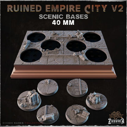 Ruined Empire City V2 - Scenic Plinths