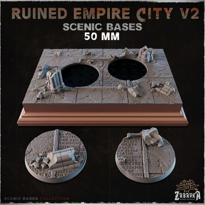 Ruined Empire City V2 - Scenic Plinths