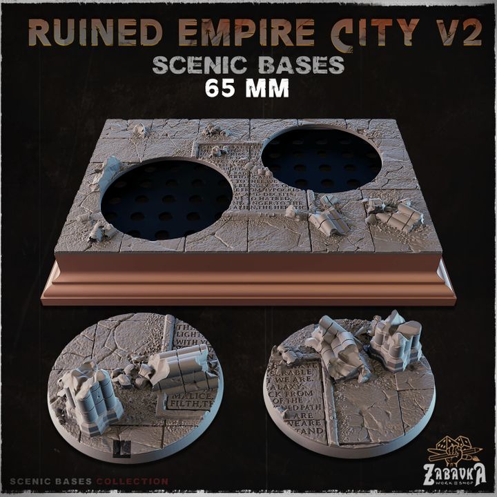 Ruined Empire City V2 - Scenic Plinths