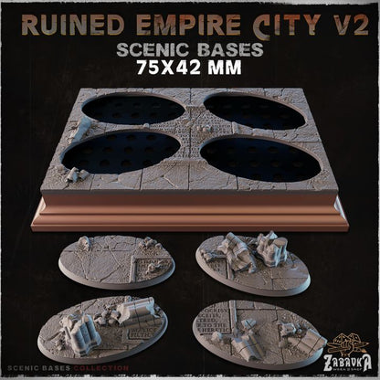 Ruined Empire City V2 - Scenic Plinths