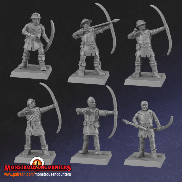 Breton Bowmen Unit by Monstorous Encounters