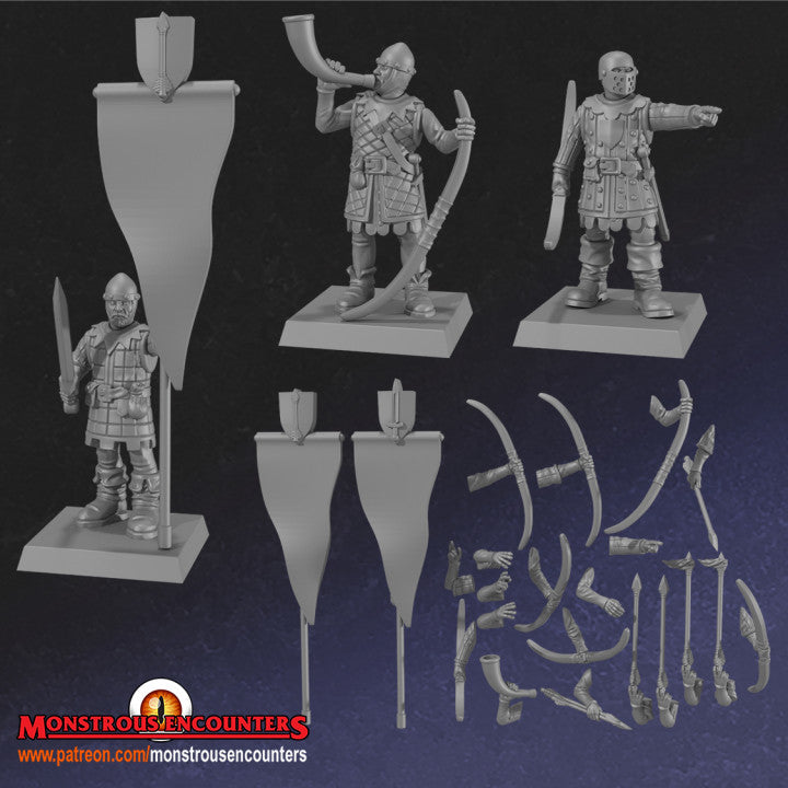 Breton Bowmen Unit by Monstorous Encounters