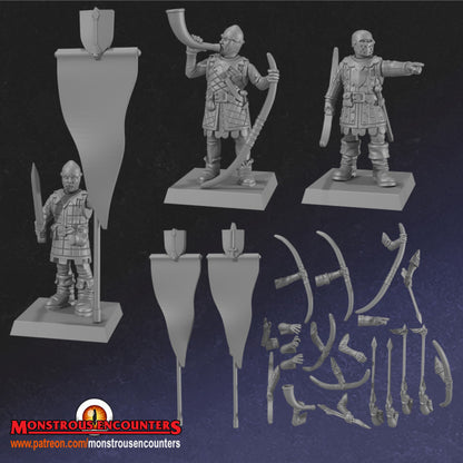 Breton Bowmen Unit by Monstorous Encounters