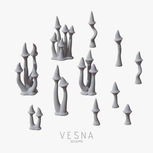 Pointy Hat Mushrooms