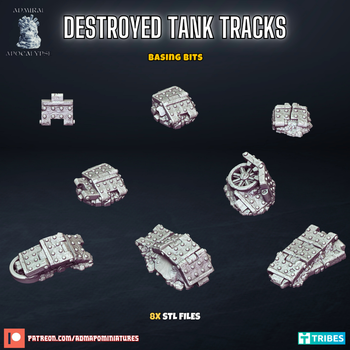 Destroyed Tank Tracks