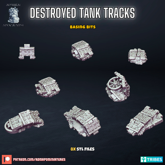 Destroyed Tank Tracks