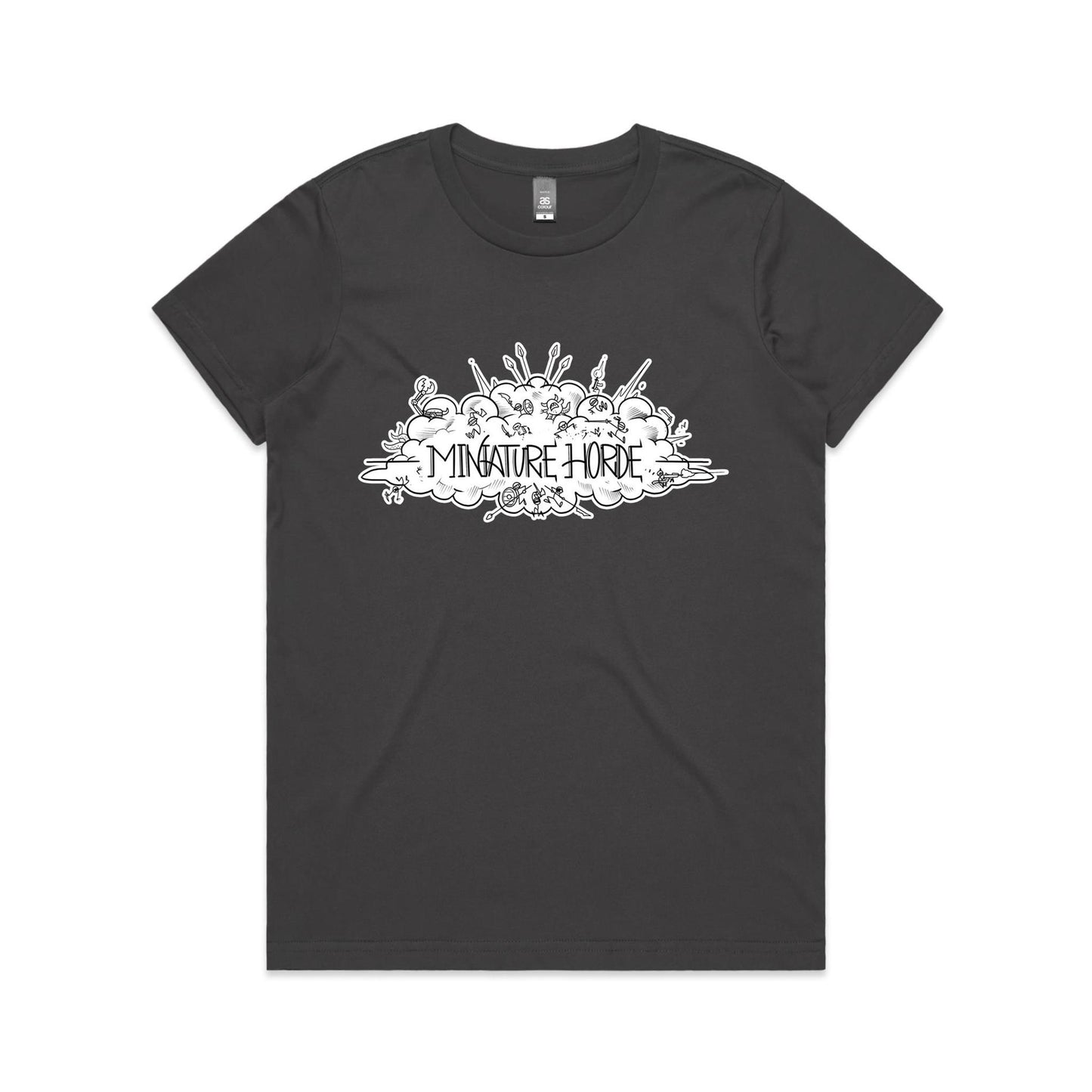 Miniature Horde Logo - Women's Maple Tee