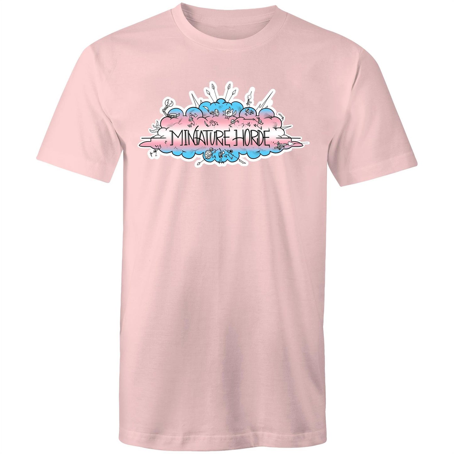 Trans Flag Logo - Mens T-Shirt