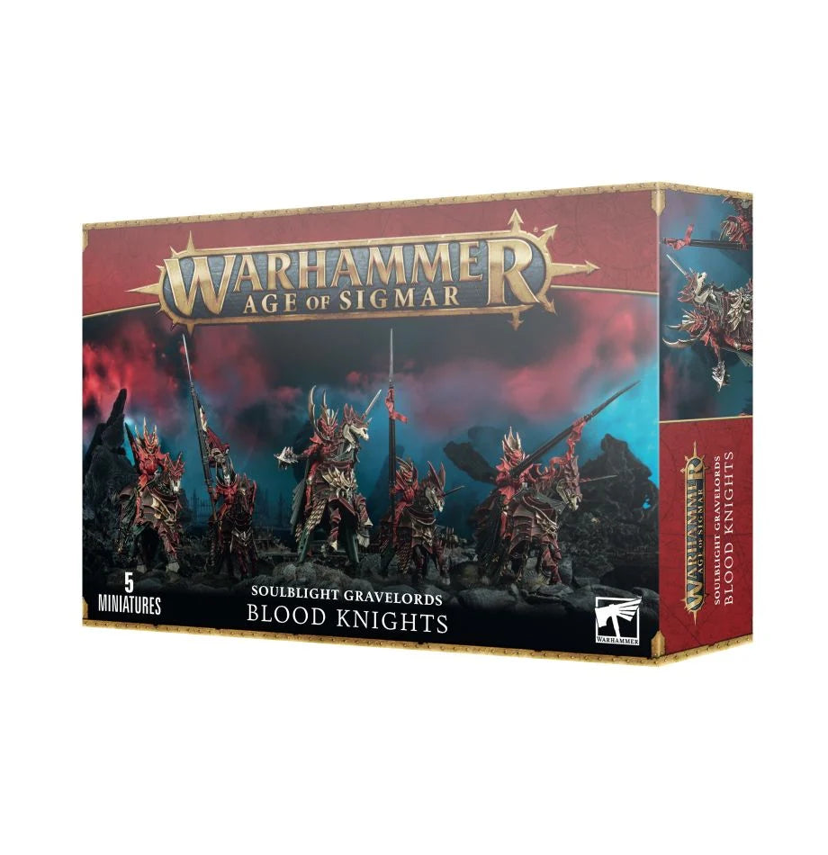 X1367) BLOOD KNIGHTS Regiment Soulblight Gravelords Age of Sigmar X1367) BLOOD KNIGHTS Regiment Soulblight Gravelords Age of Sigmar