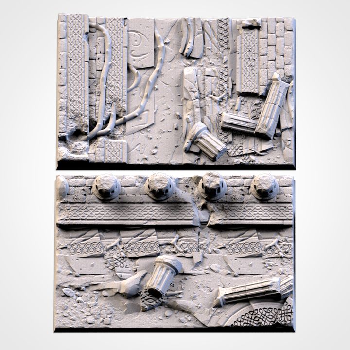 Ancestral Ruins Square Bases By Txarli Factory