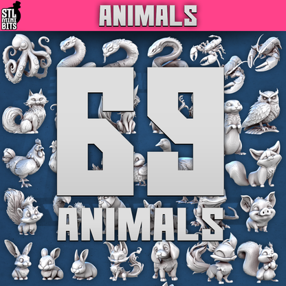 Animals by STL Miniatures
