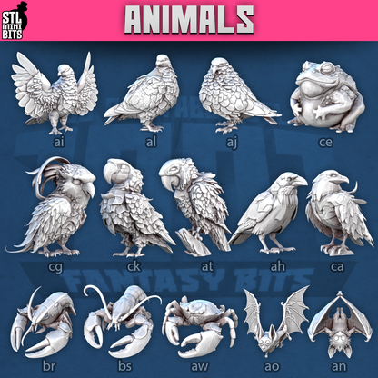 Animals by STL Miniatures