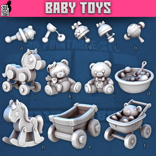 Baby Toys by STL Miniatures
