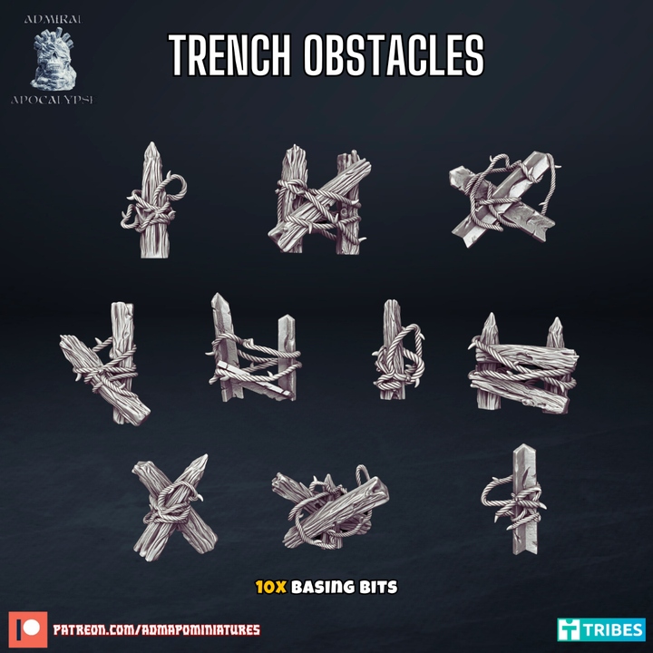 Trench Obstacles – Miniature Horde