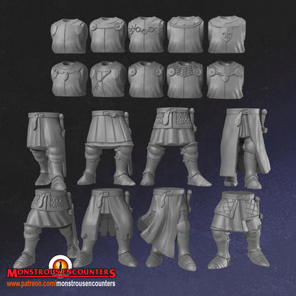 Breton Foot Knights Unit by Monstorous Encounters