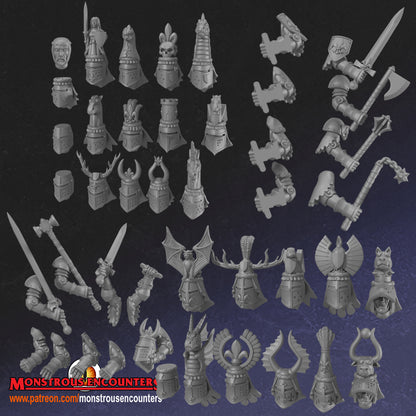 Breton Foot Knights Unit by Monstorous Encounters