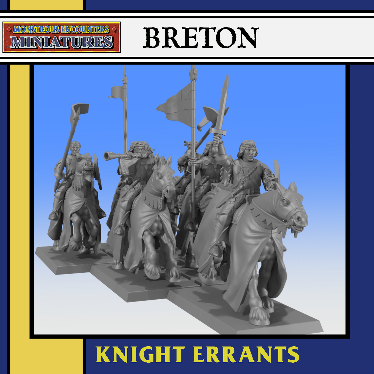 Breton: Knight Errants Unit by Monstorous Encounters