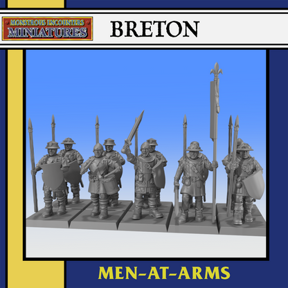 Breton Men-at-arms Unit  by Monstorous Encounters