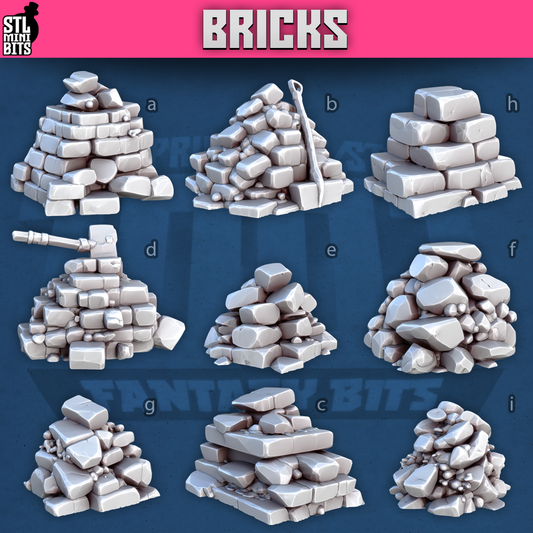 Bricks by STL Miniatures