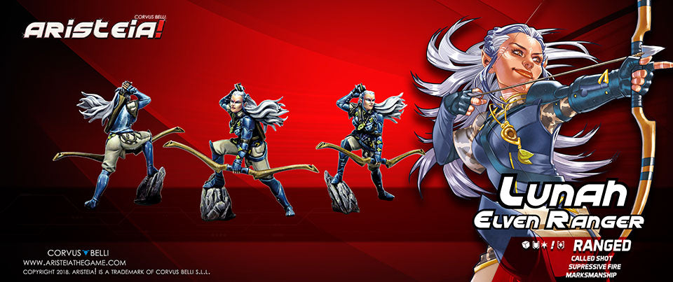 Aristeia: Skin: Lunah "Elven Ranger" Skin